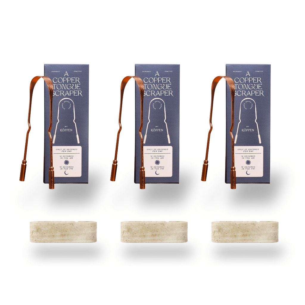 Bundle: Tongue Scraper & Stone Holder KÖPPEN