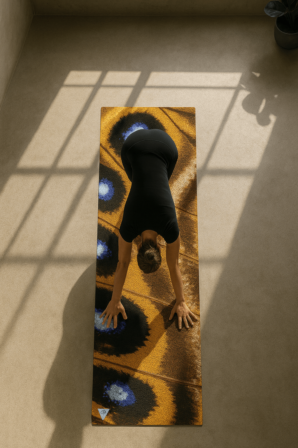Butterfly Eco Yoga Mat – Artist Design, 6mm Cushion + Grip | Yune Yoga Yune Yoga