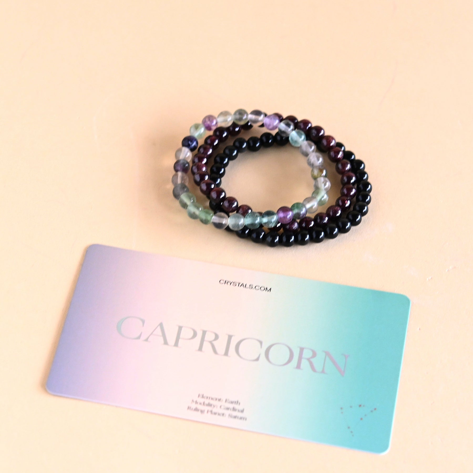 Capricorn Bracelet Trio CRYSTALS.COM