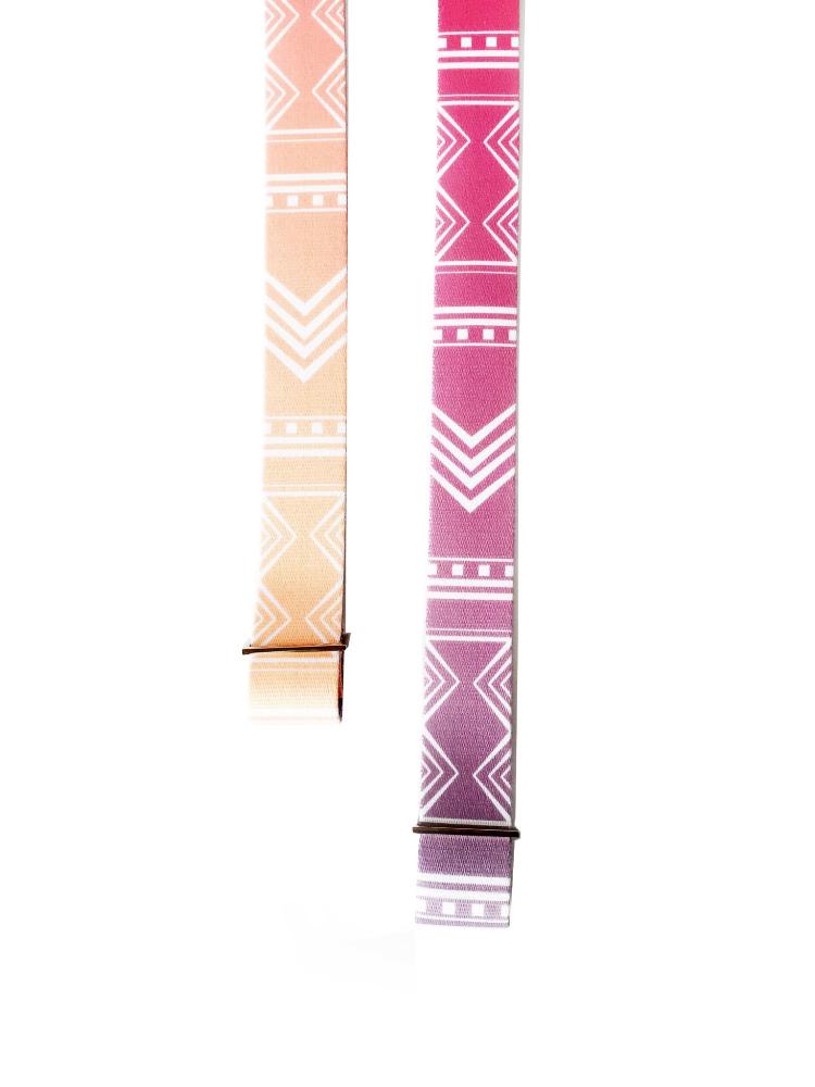 Cassady Yoga Strap – Pink Stretching Strap w/ Metal Buckles | Yune Yoga Yune Yoga