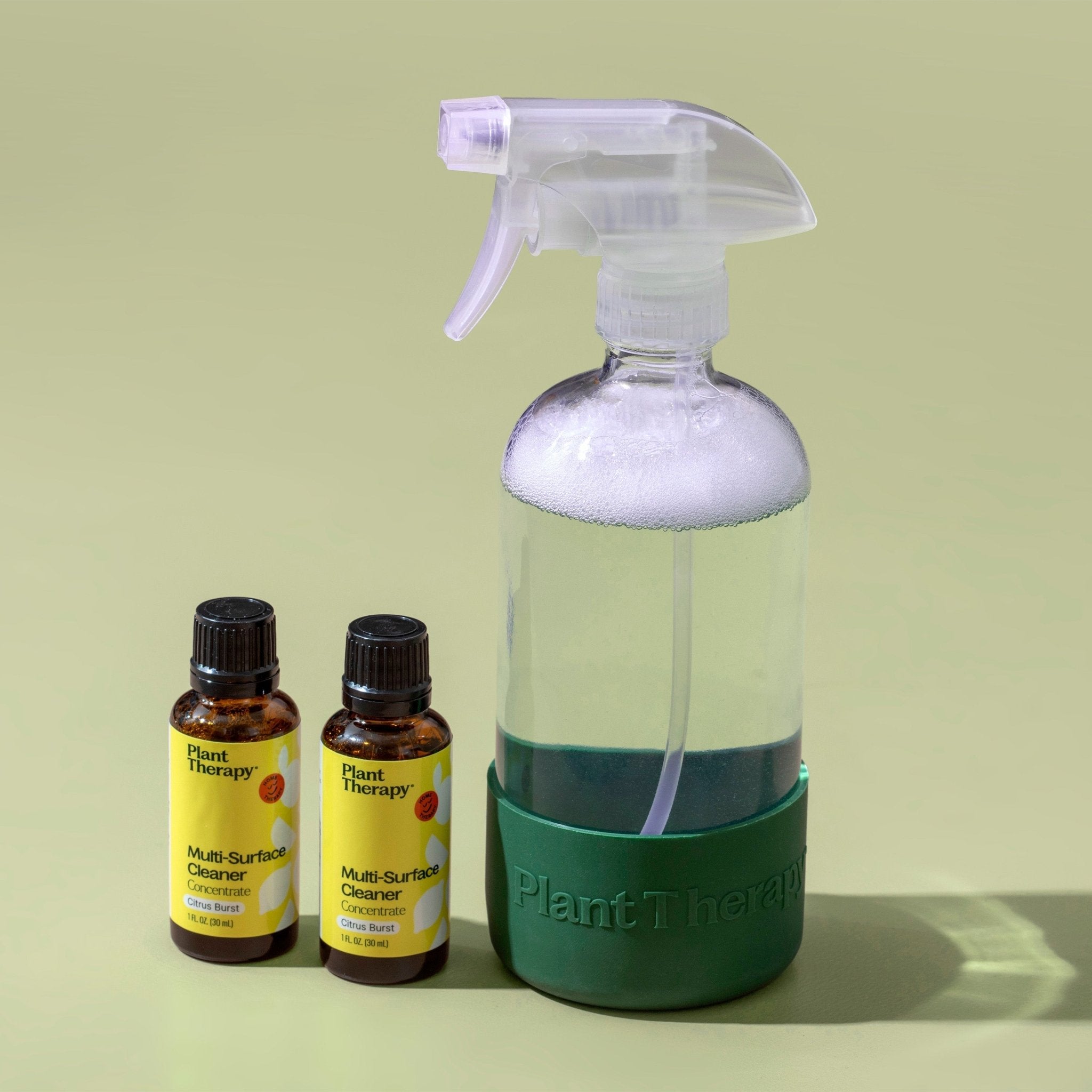 Cleaning Duo: Citrus Burst + Forest Green Sleeve Plant Therapy