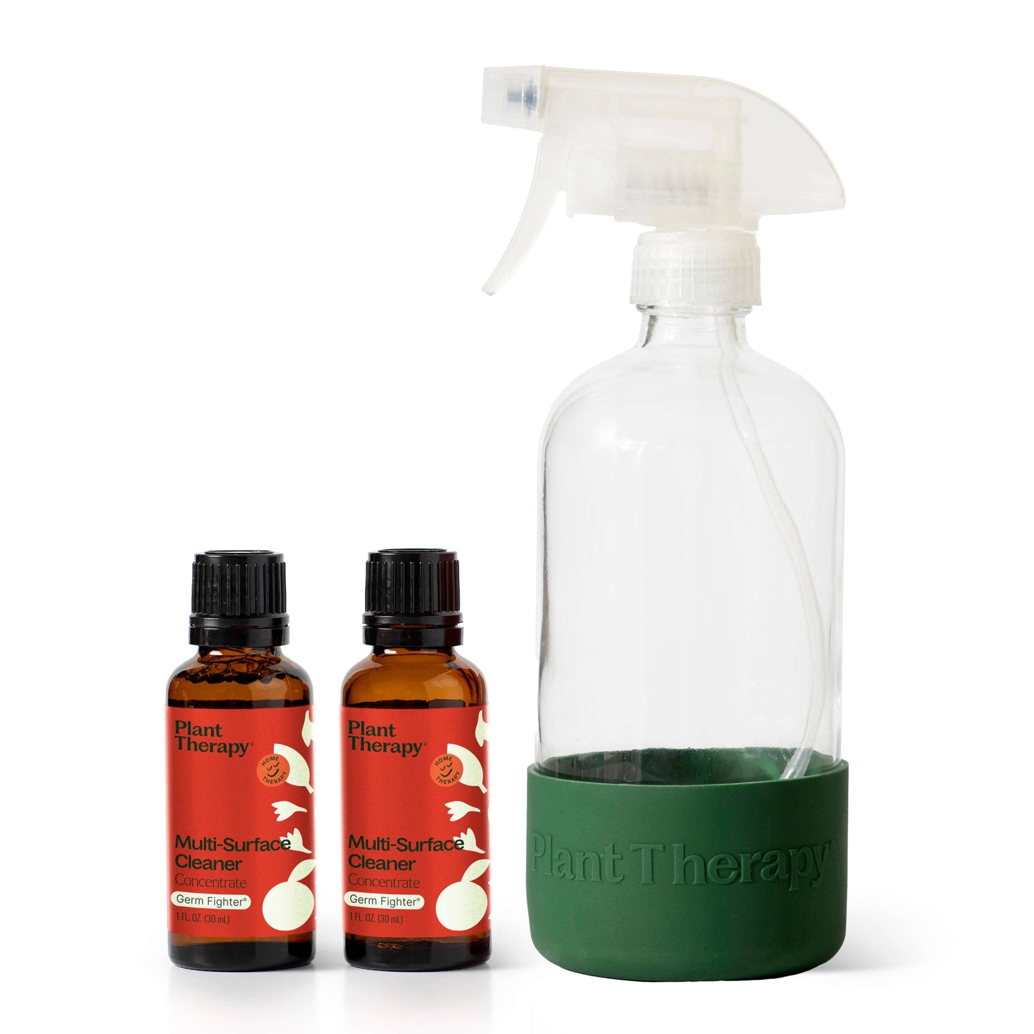 Cleaning Duo: Germ Fighter + Forest Green Sleeve Plant Therapy