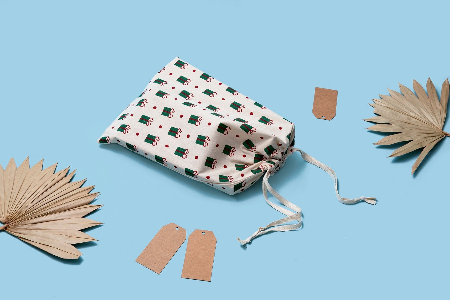 Cloth Gift Bags - Set of 4 Organic Cotton Mart