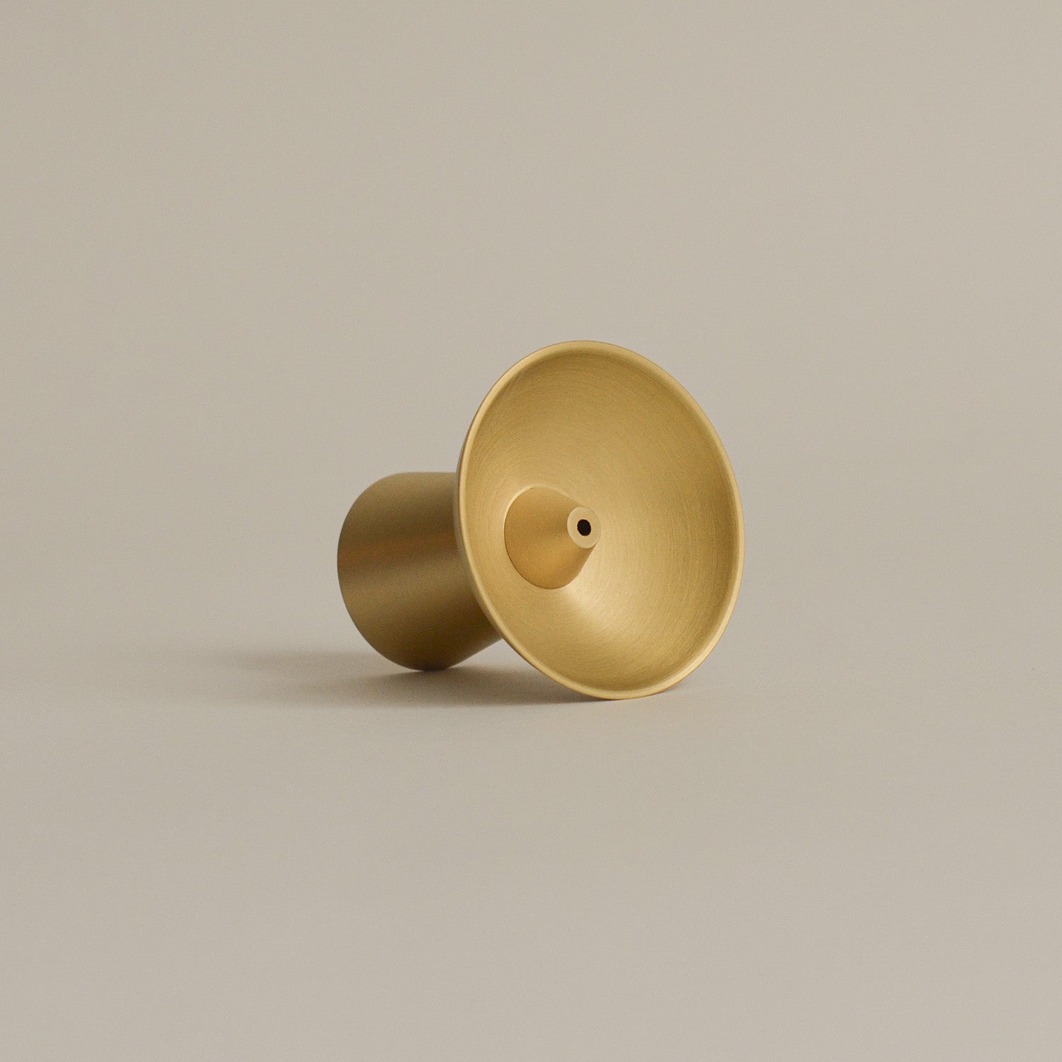 Conical Brass Ash Catcher Incense Holder CEDAR AND MYRRH
