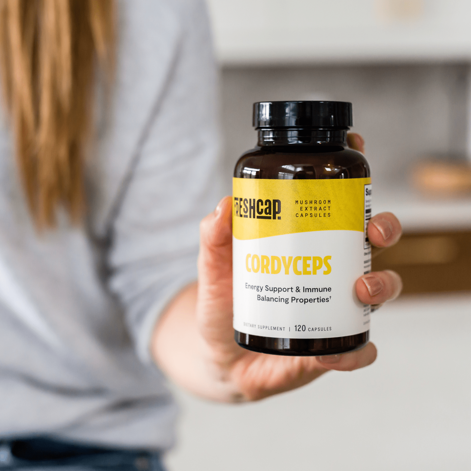 Cordyceps Mushroom Extract Capsules FreshCap Mushrooms