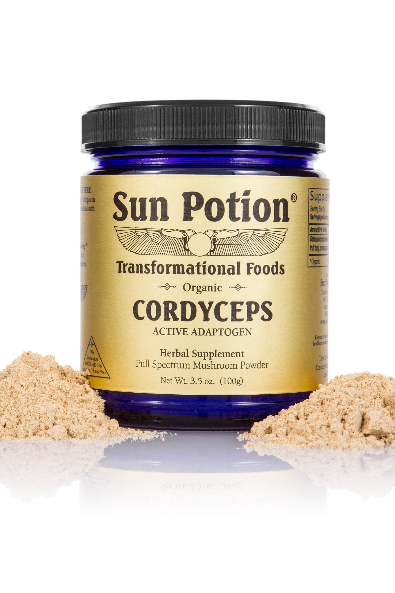 Cordyceps Mushroom Powder (Organic) Sun Potion
