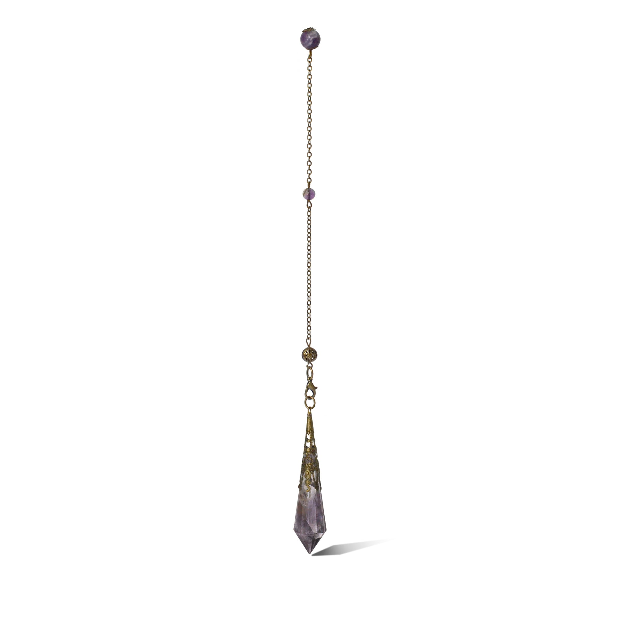 Crystal Pendulum Divination Kit with Canvas Board Bag CEDAR AND MYRRH