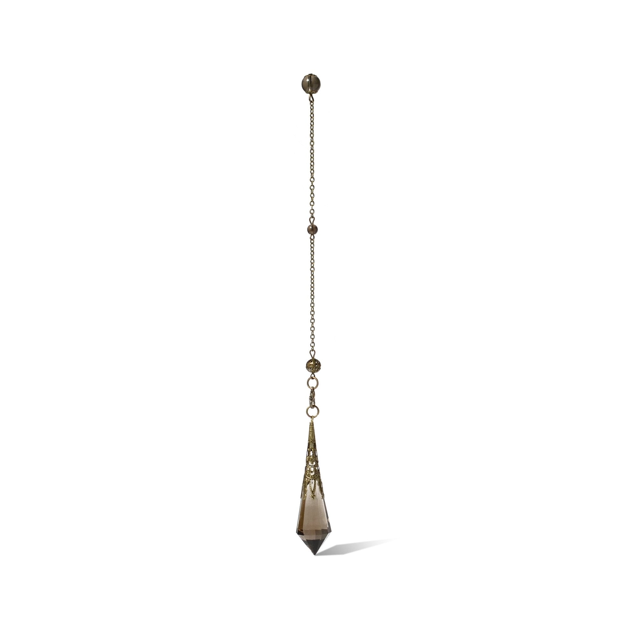Crystal Pendulum Divination Kit with Canvas Board Bag CEDAR AND MYRRH