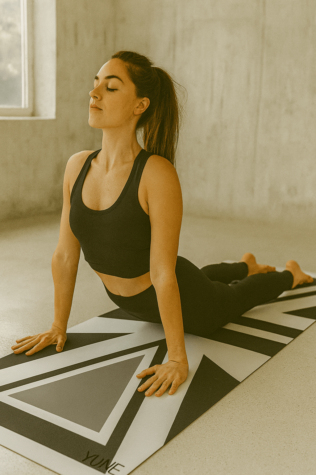 Cygnus Yoga Mat – Non - Slip, Cushioned, and Celestial - Inspired for Studio, Home & Outdoor Practice Yune Yoga
