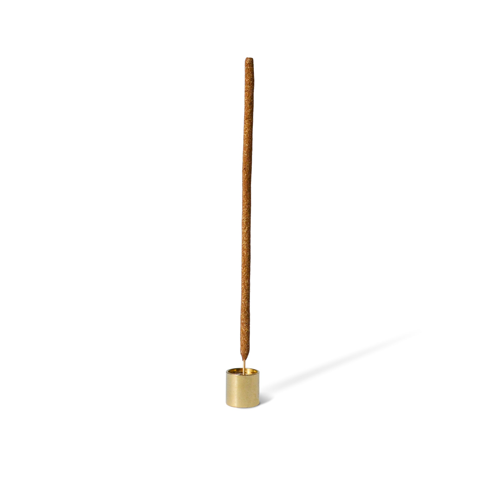 Cylinder Brass Incense Holder CEDAR AND MYRRH