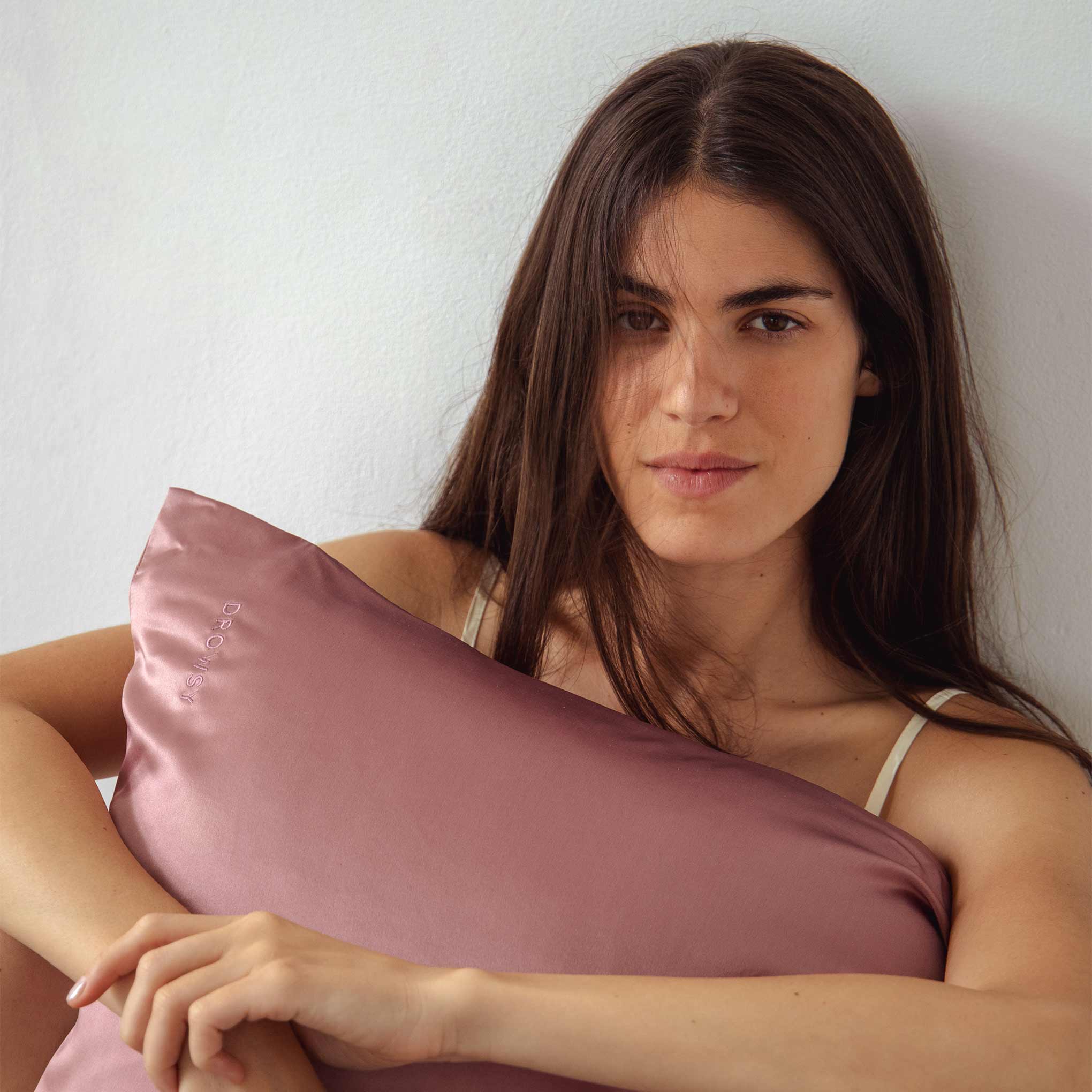 Damask Rose Silk Pillowcase Drowsy
