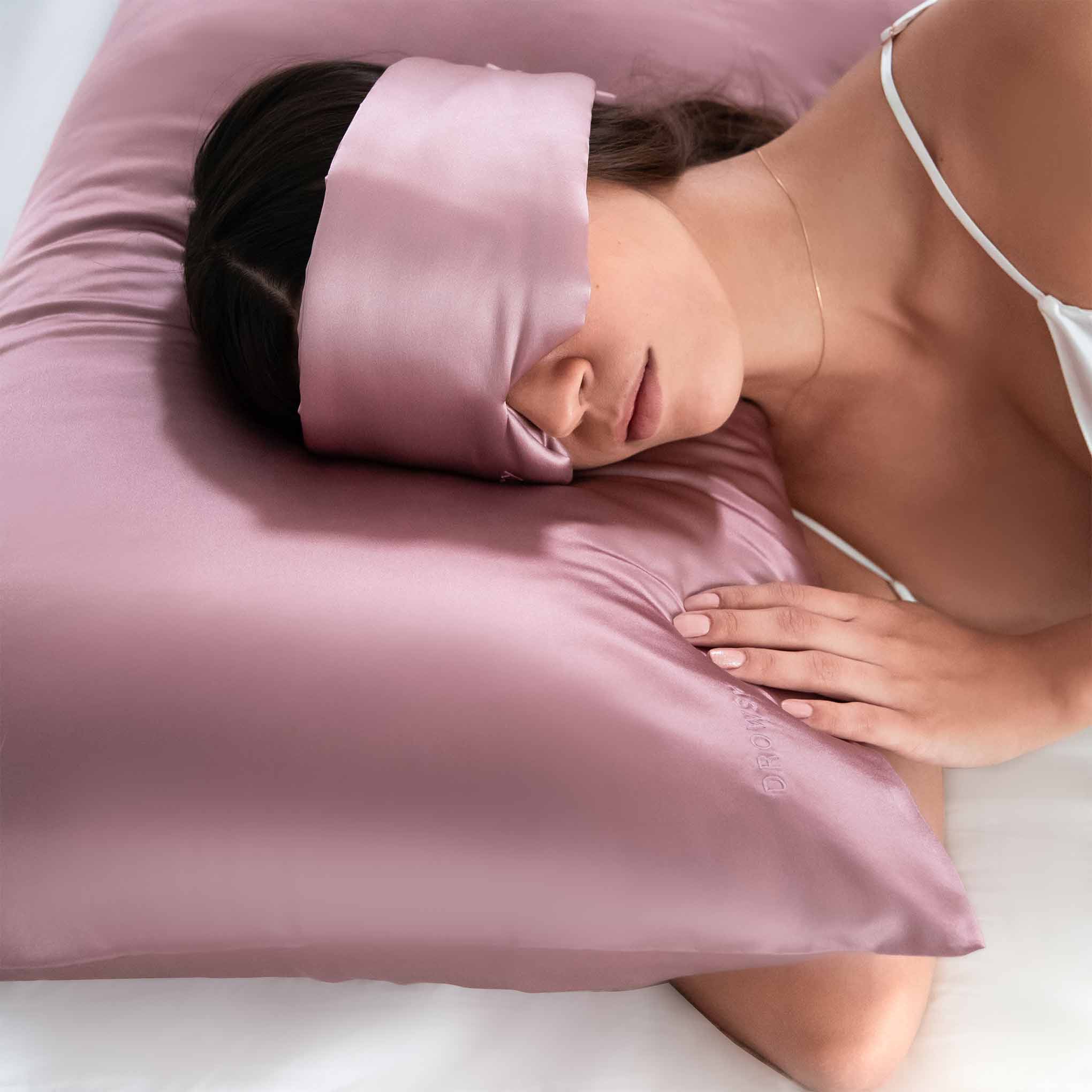 Damask Rose Silk Pillowcase Drowsy