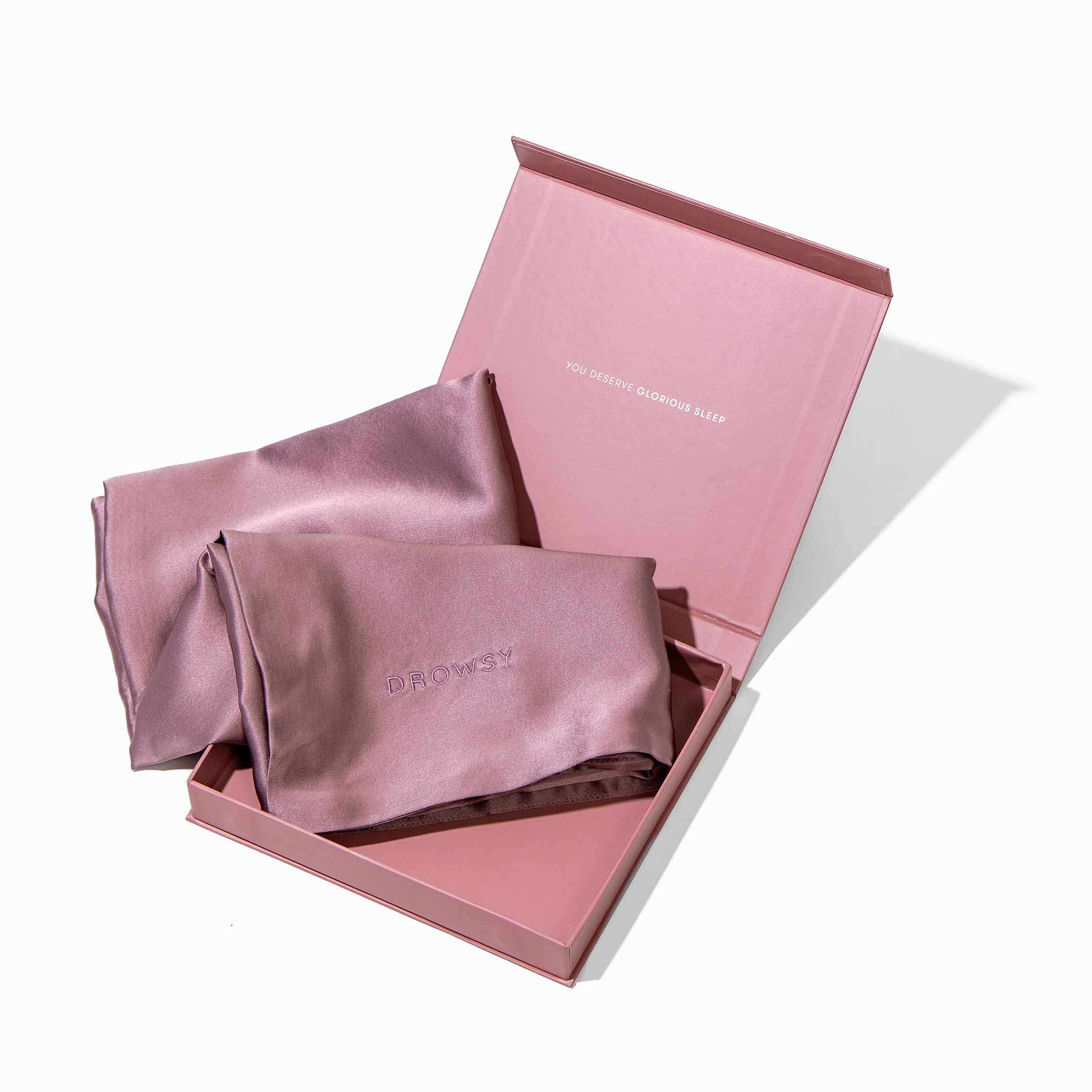 Damask Rose Silk Pillowcase Drowsy
