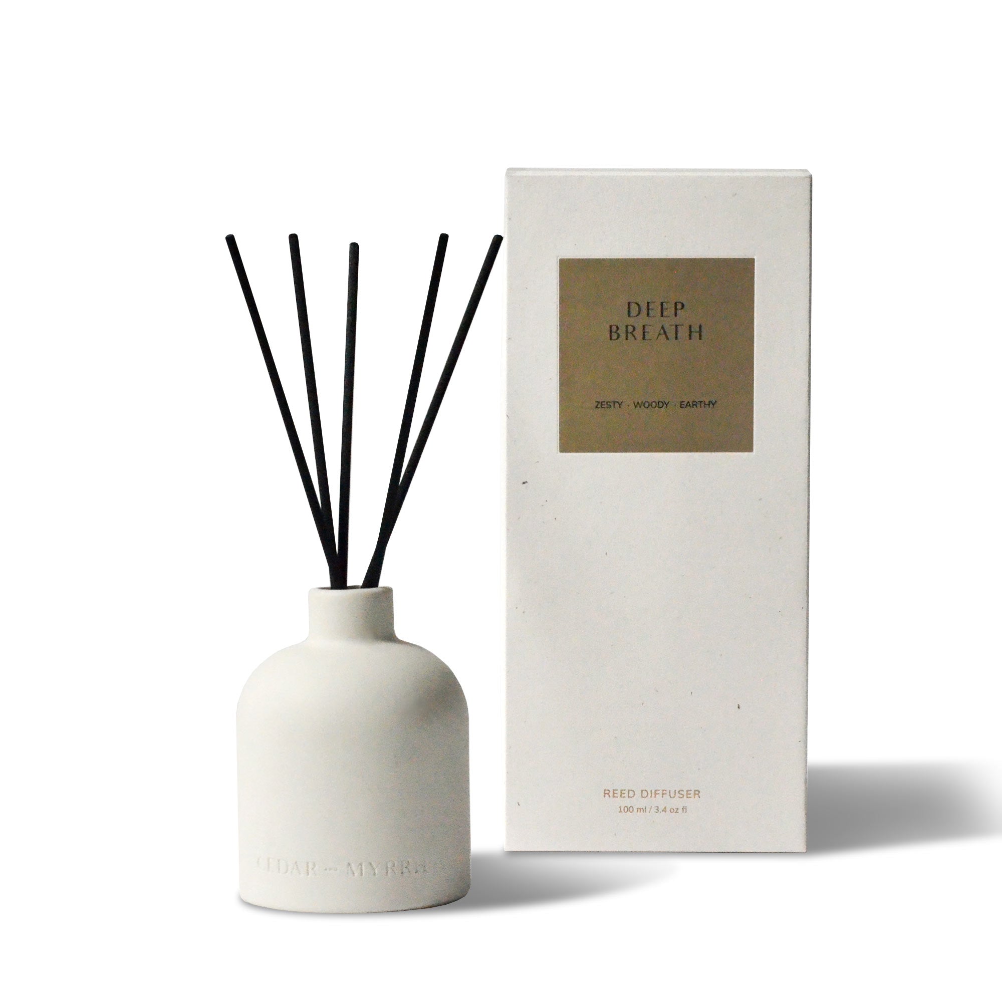 Deep Breath Reed Diffuser CEDAR AND MYRRH