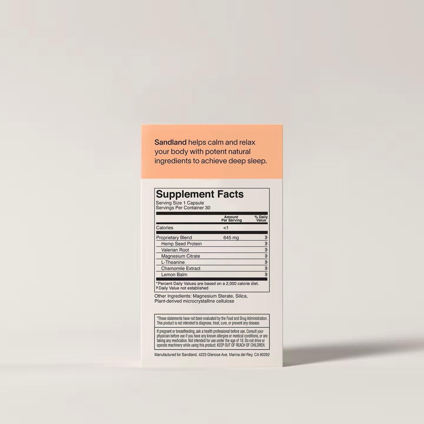 Deep Sleep Sandland Sleep