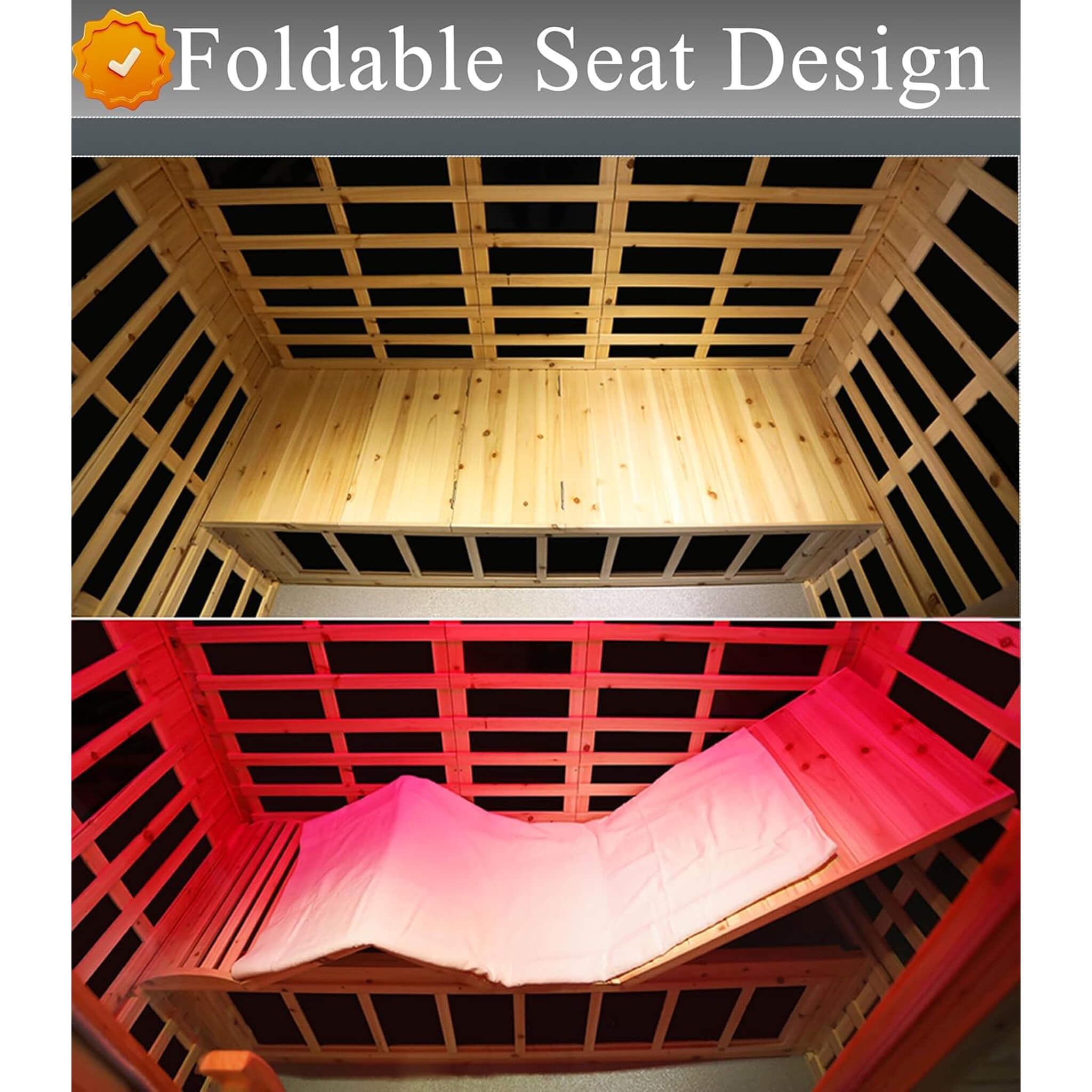 Deluxe 3 - Person Outdoor Full Spectrum Low EMF Infrared Home Sauna With Bluetooth Speakers And LED Reading Light (SAK14098) SAKSBY WHOLESALE