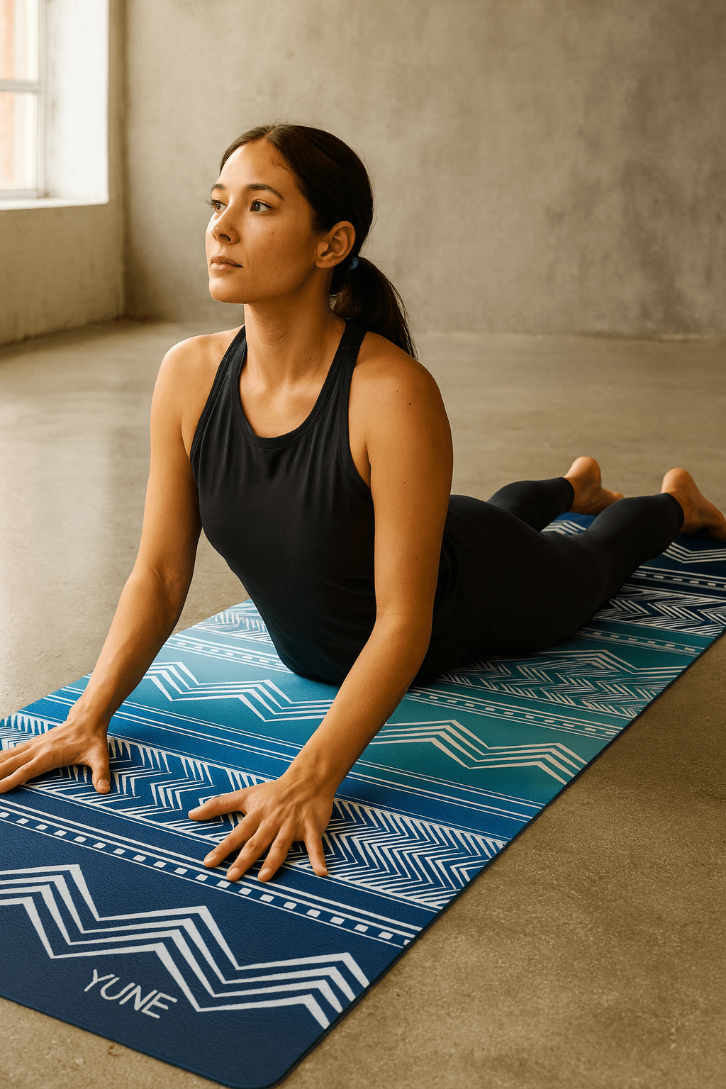 Diamond Yoga Mat — Shine & Align, Zero - Slip Grip (Cushy Comfort) Yune Yoga
