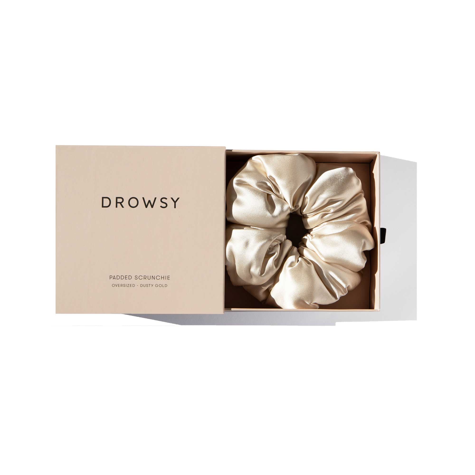 Dusty Gold - Padded Scrunchie Drowsy
