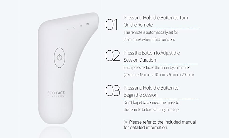 Eco Face Platinum LED Mask (Pearl White) ECO FACE PLATINUM