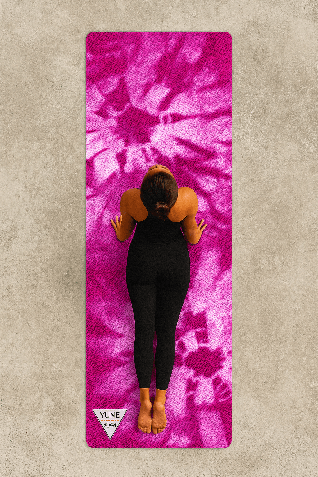 Elan Yoga Mat – 6mm Non - Slip, Eco - Friendly & Tie - Dye Design | Yune Yoga Yune Yoga