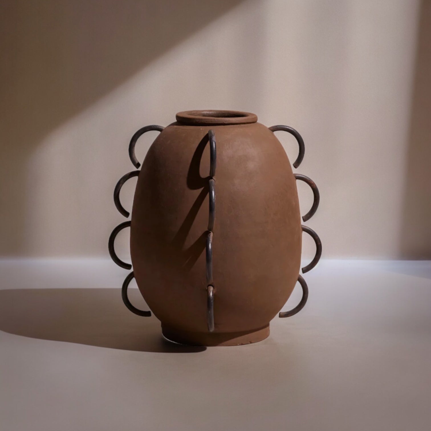 Elliot Terracota Vessel by Diego Olivero Studio MESO