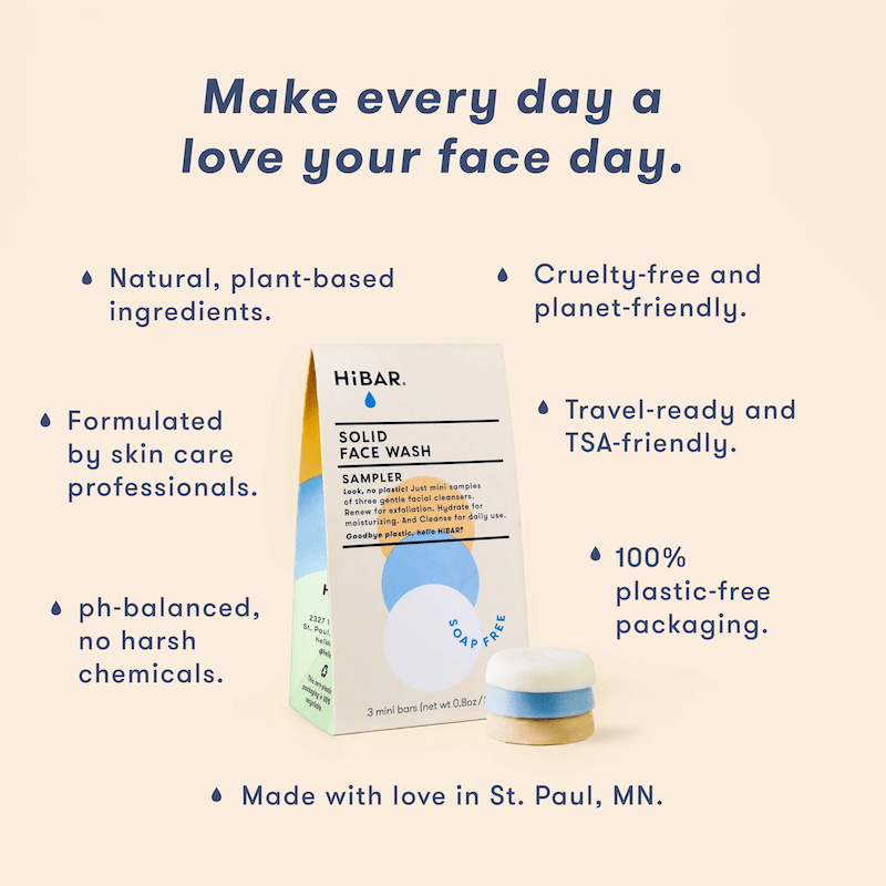 Face Wash Sampler HiBAR