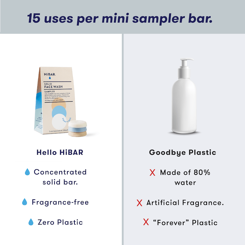Face Wash Sampler HiBAR