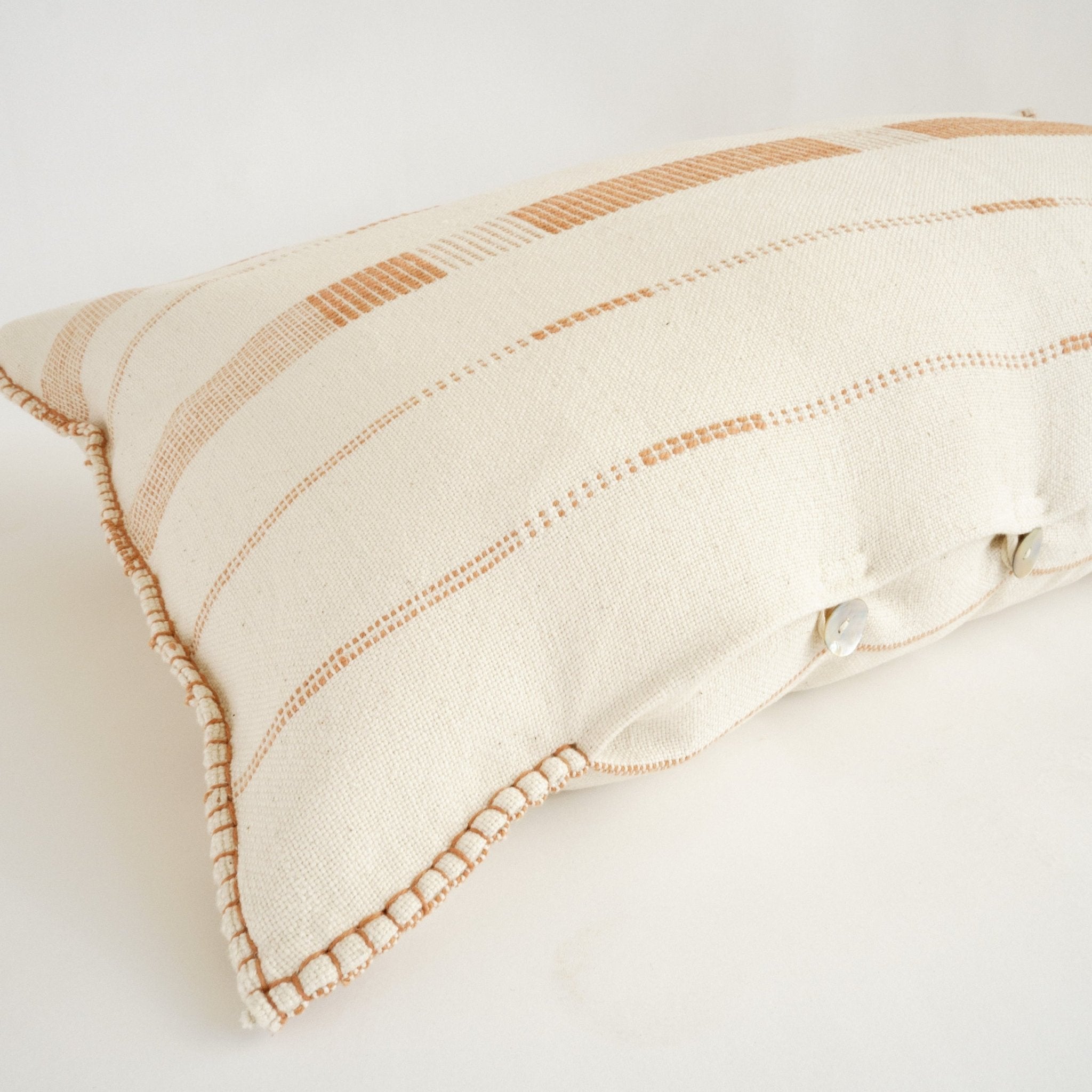 Fulcrum Sahara Oversized Cotton Lumbar Pillow Kanju Interiors