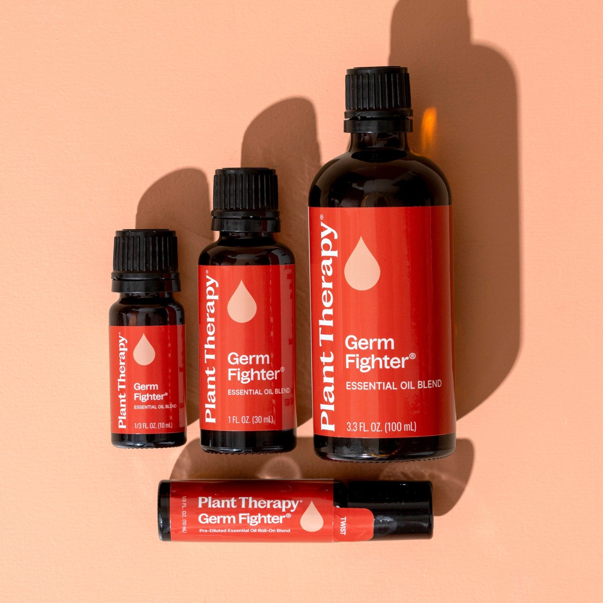 Germ Fighter Essential Oil Blend Pre - Diluted Roll - On Plant Therapy