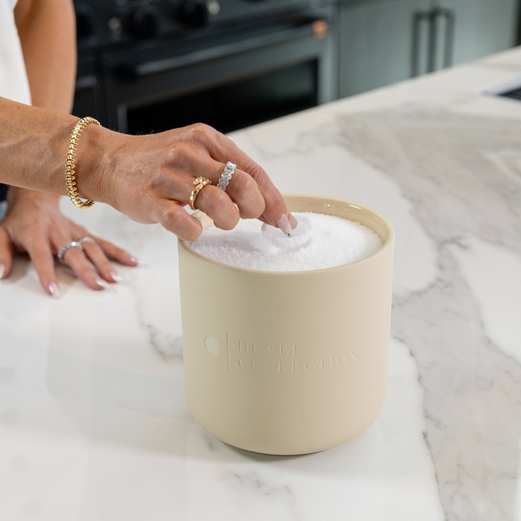 Grande Ceramic Sand Wax Set Aroma360