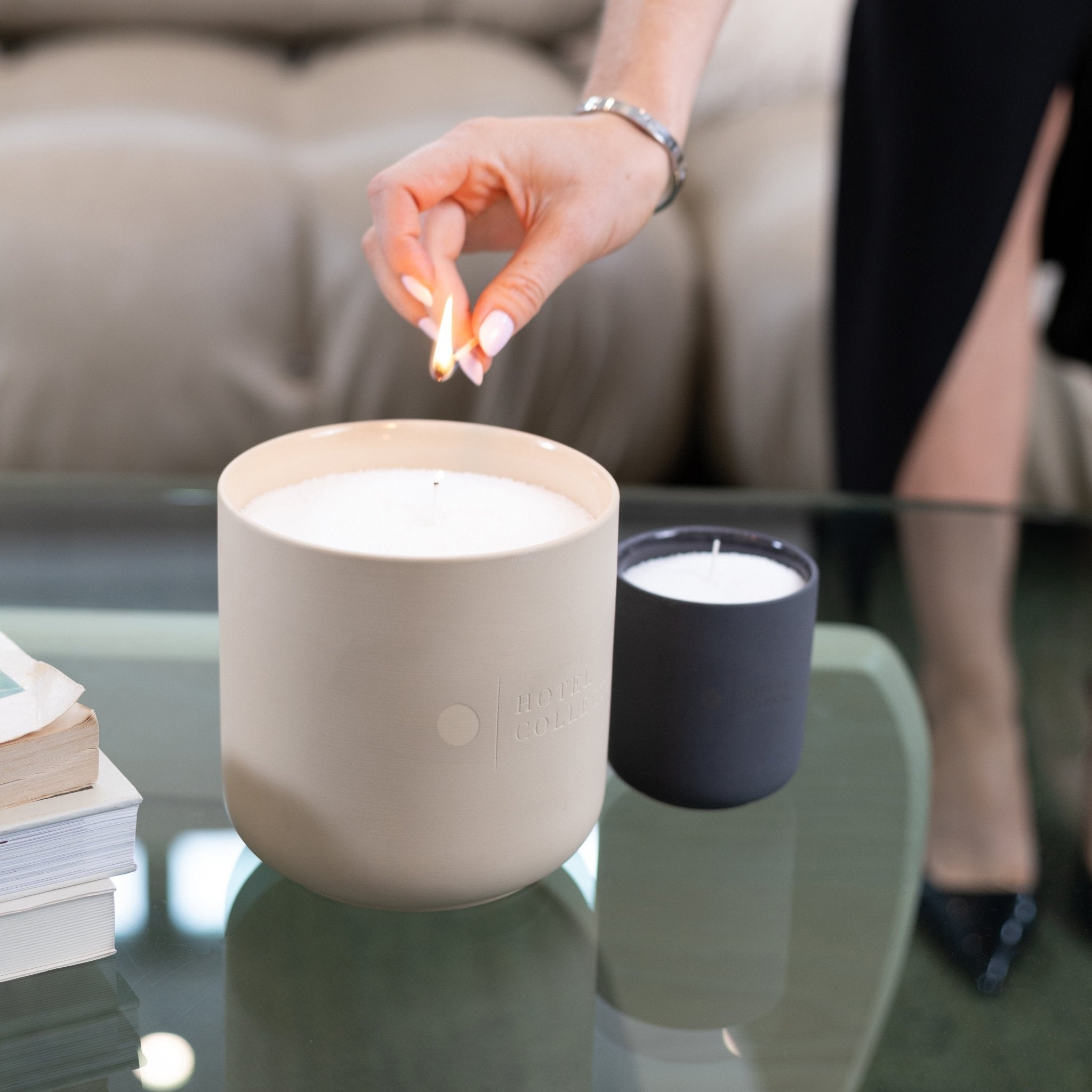 Grande Ceramic Sand Wax Set Aroma360
