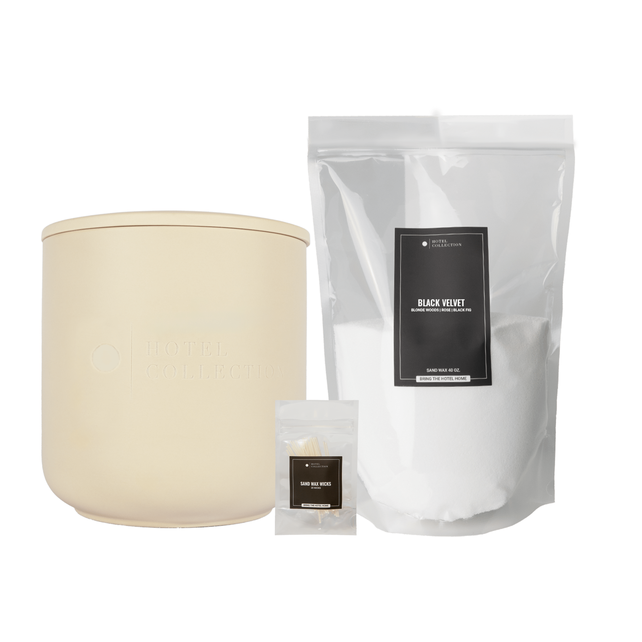 Grande Ceramic Sand Wax Set Aroma360