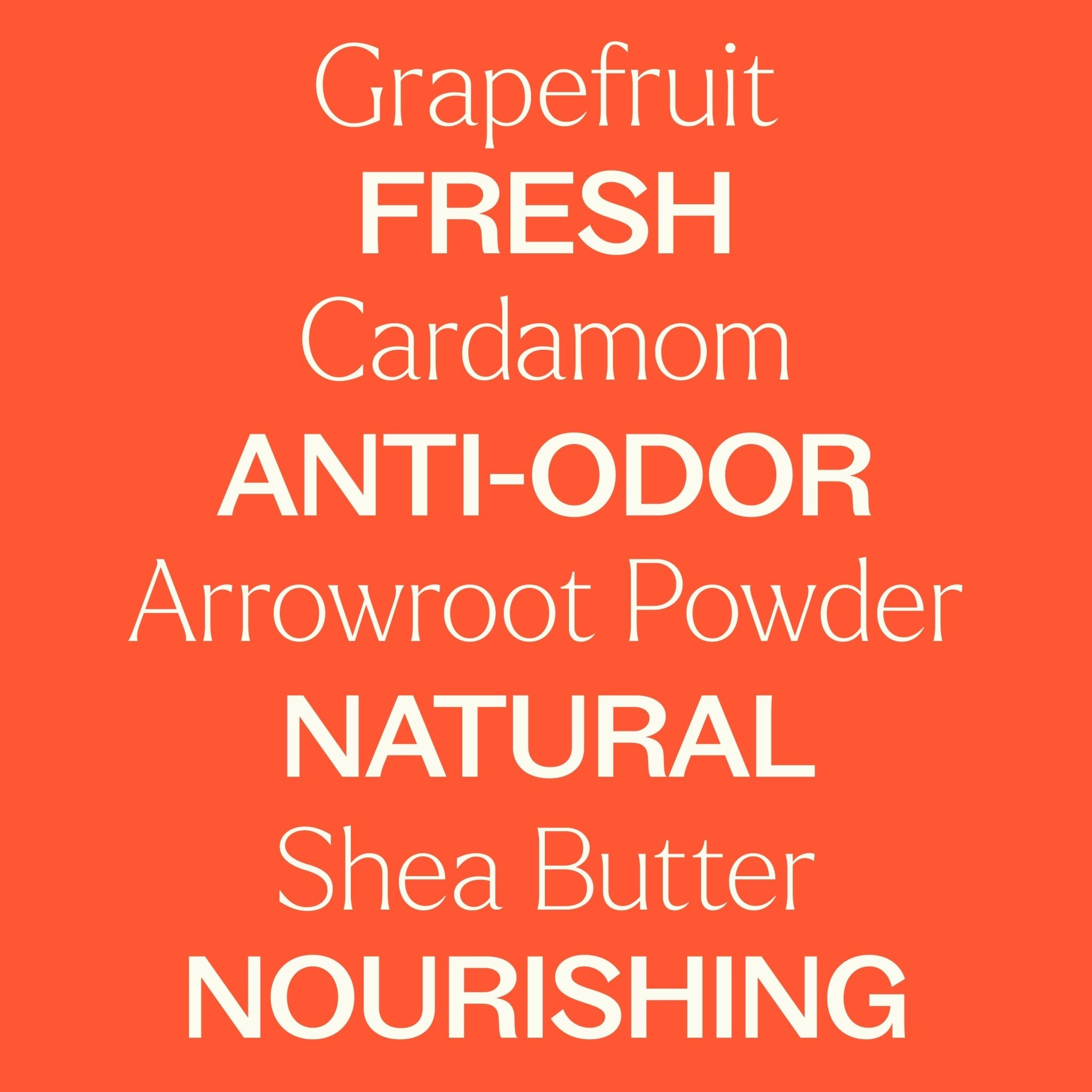 Grapefruit Cardamom Natural Deodorant Plant Therapy