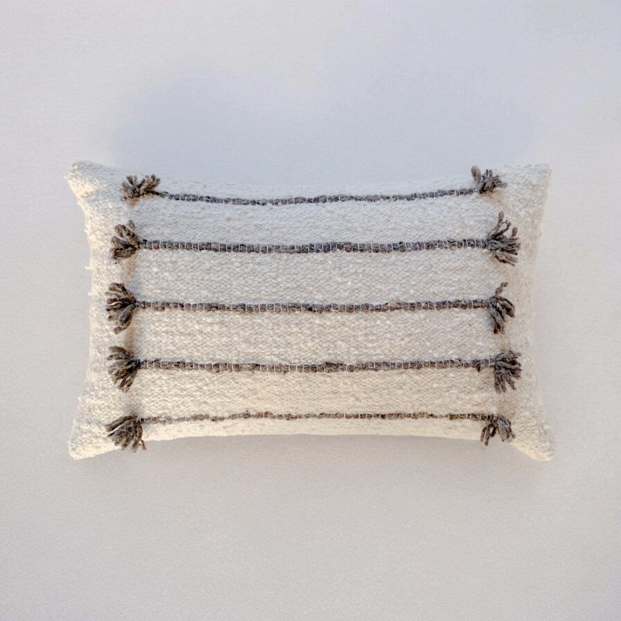 Gray Wool Pillow Covers by Diego Olivero Studio MESO