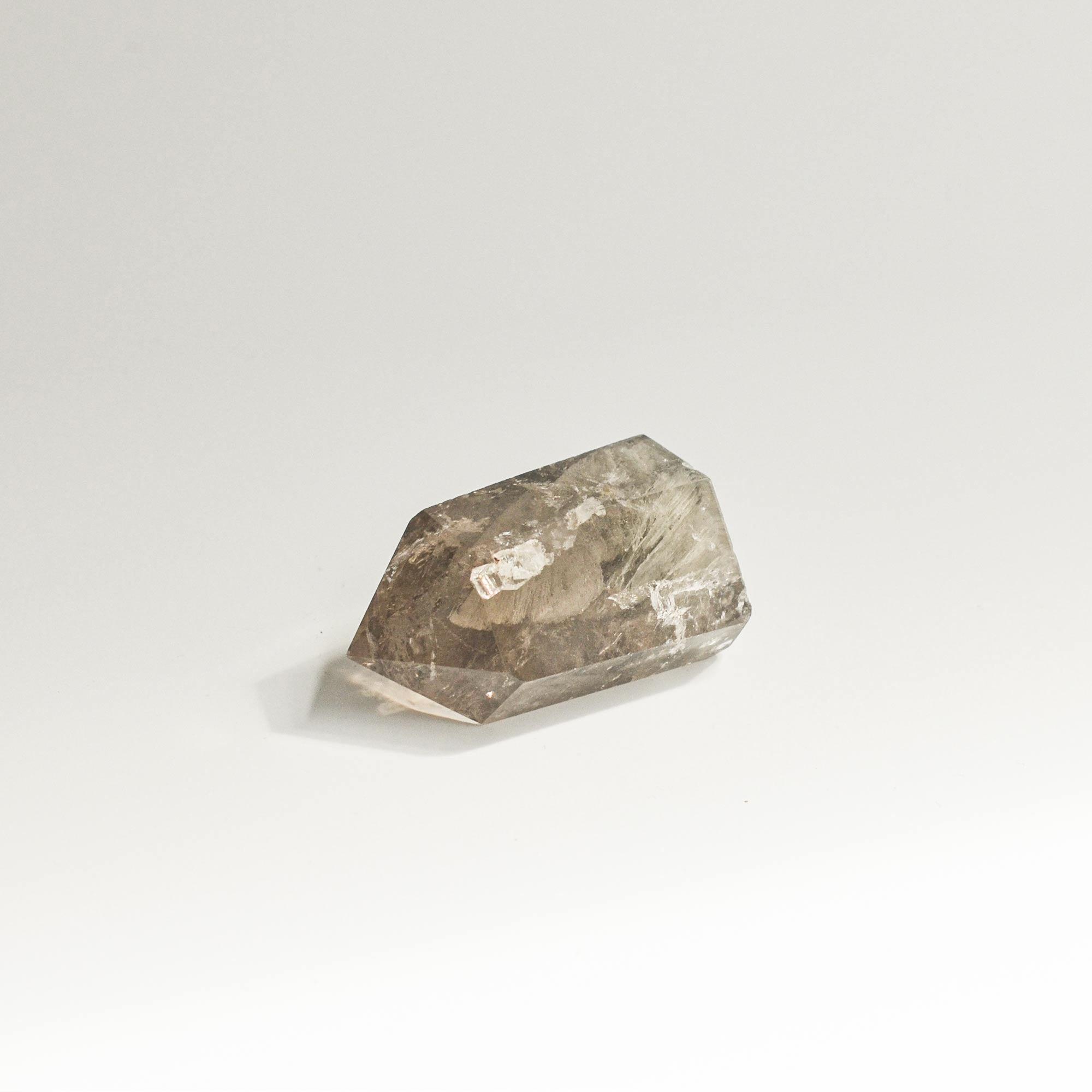 Grey Phantom Quartz Crystal Tower CEDAR AND MYRRH