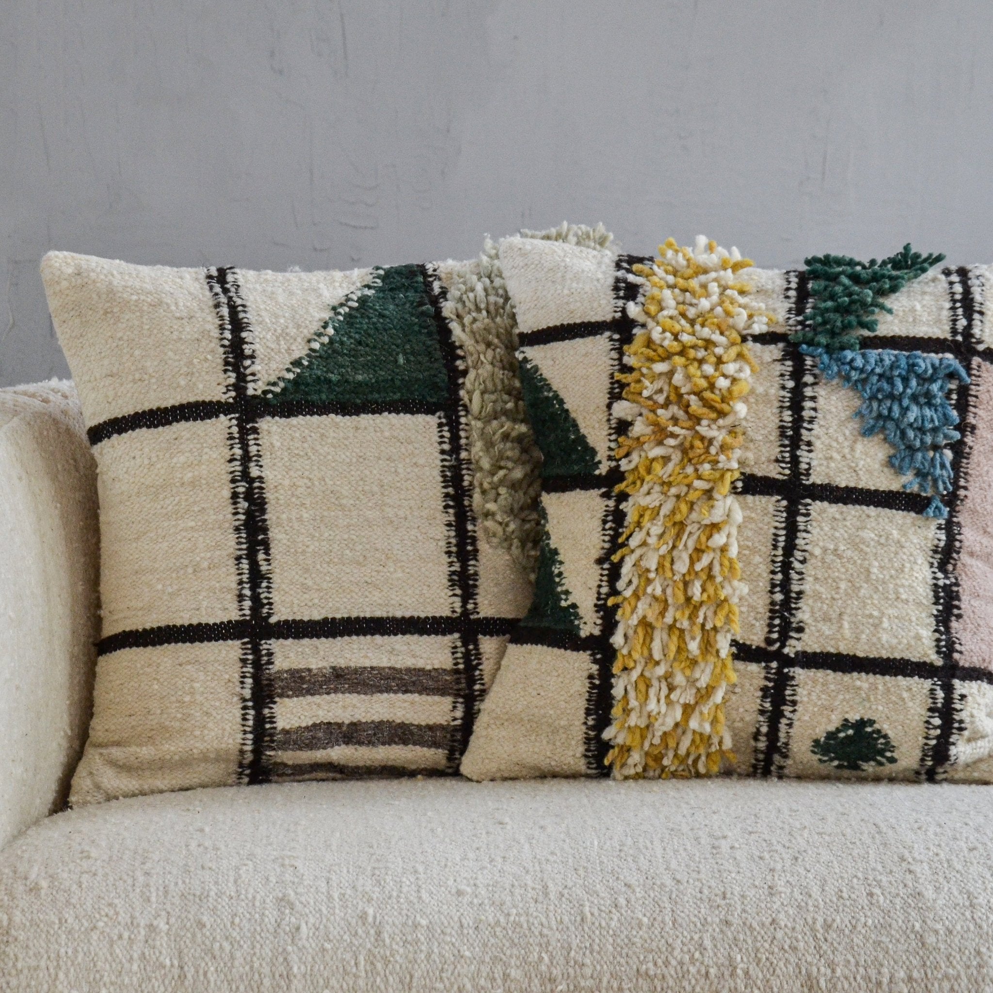 Grid Wool Pillow Covers by Diego Olivero Studio MESO