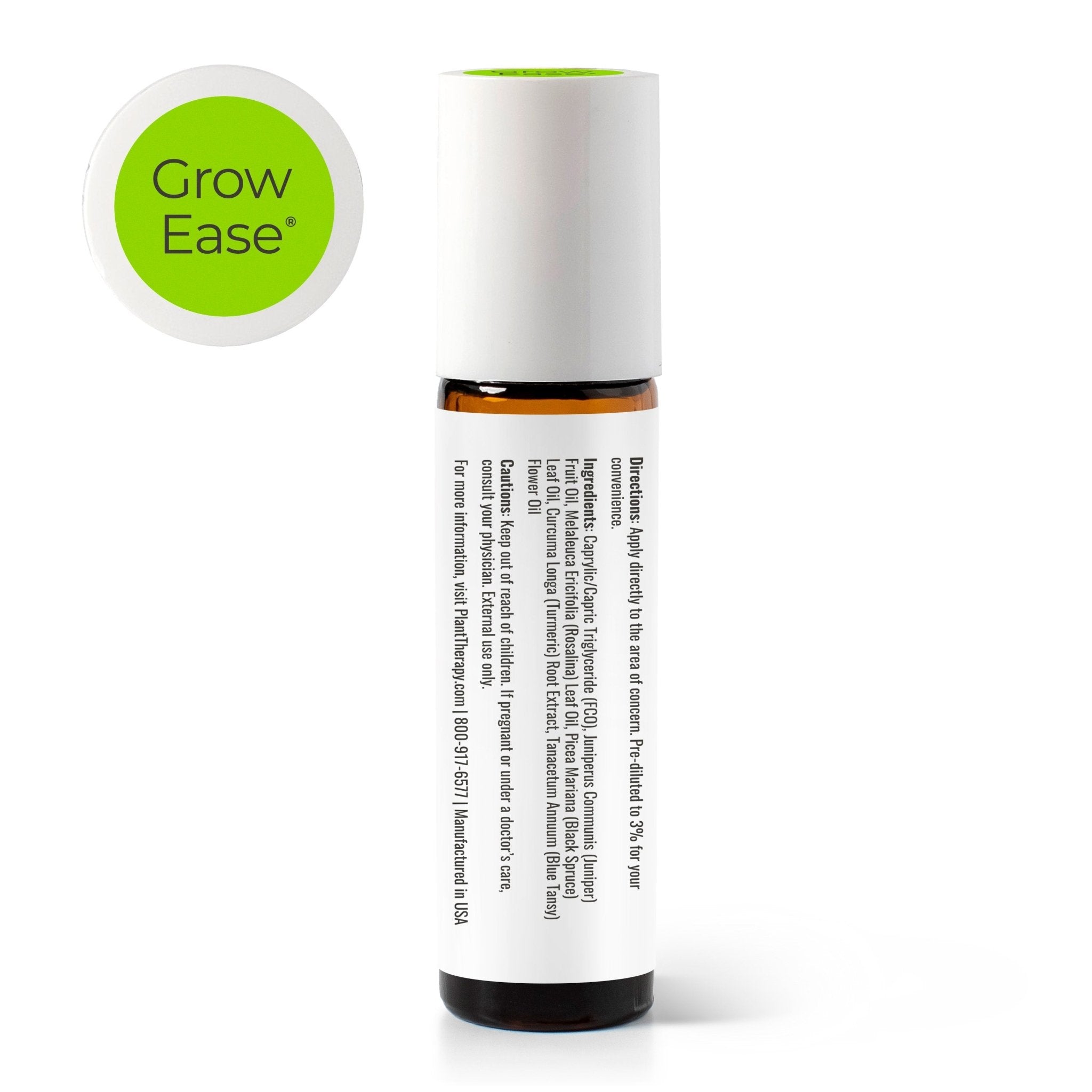 Grow Ease KidSafe Essential Oil Pre - Diluted Roll - On Plant Therapy