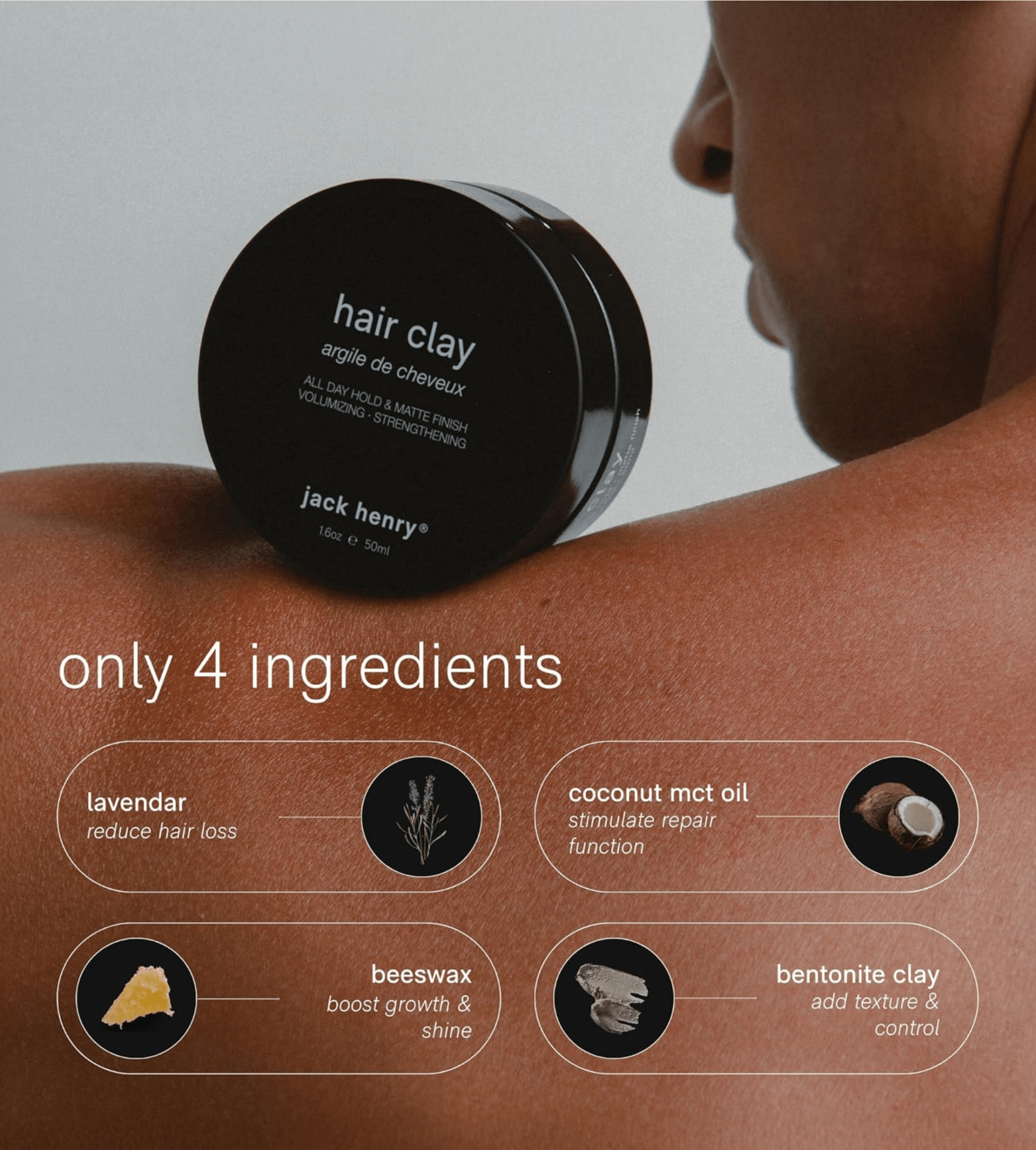hair clay JACK HENRY