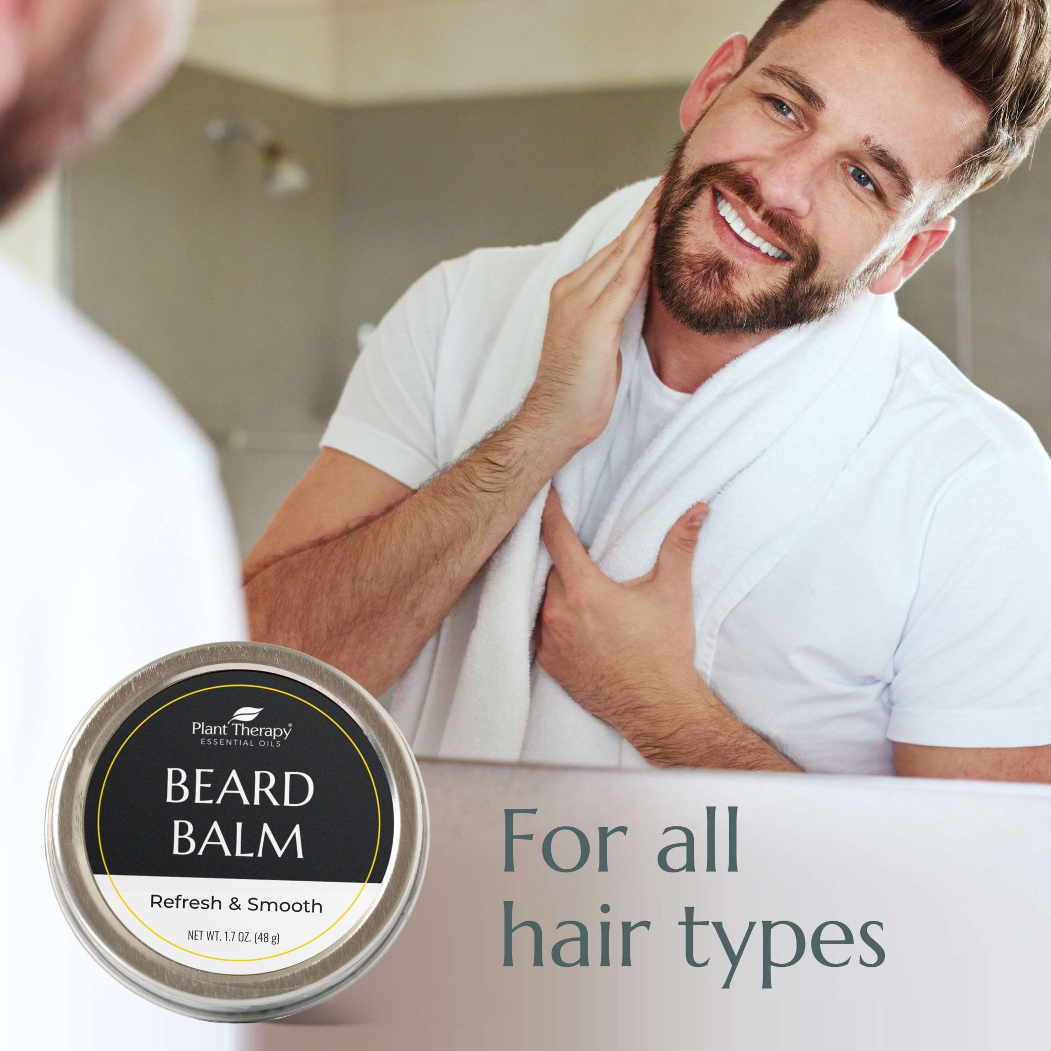Hair Therapy Refresh & Smooth Beard Balm Plant Therapy