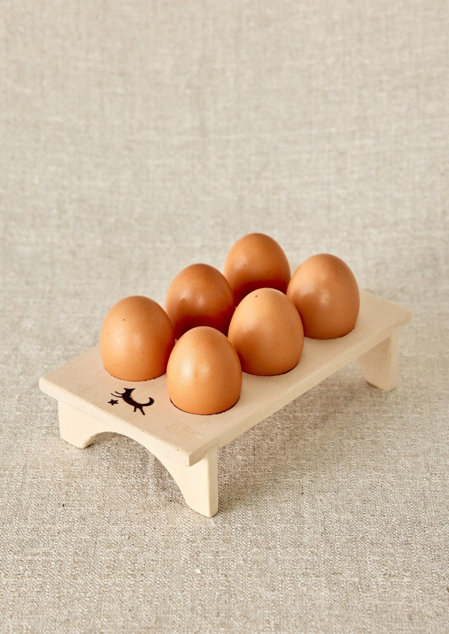Hand - Carved Wooden Fridge Egg Tray Kanju Interiors