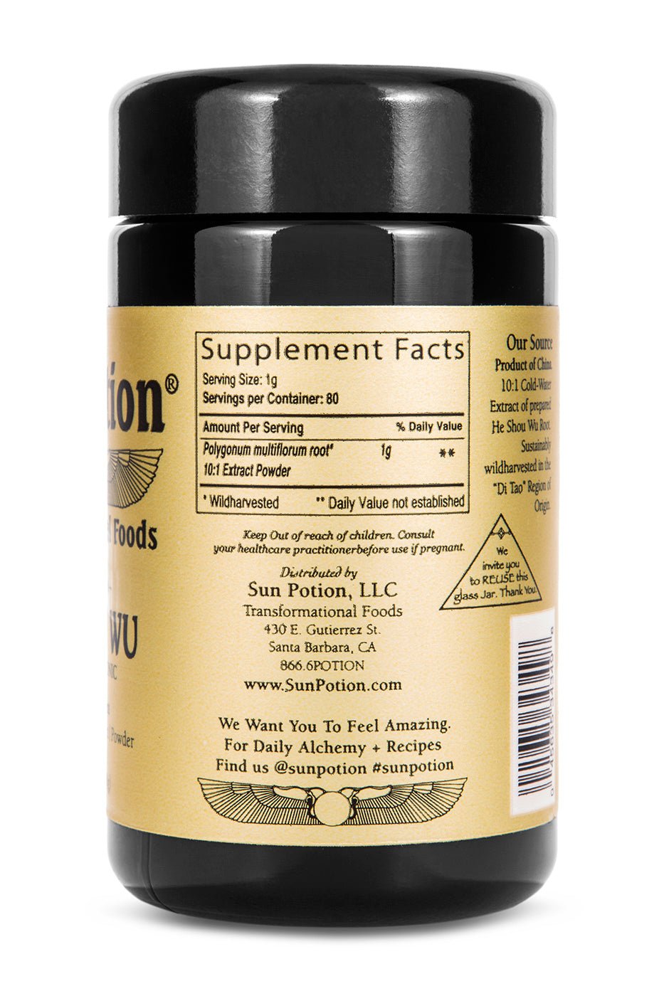 He Shou Wu (Wildcrafted) Sun Potion