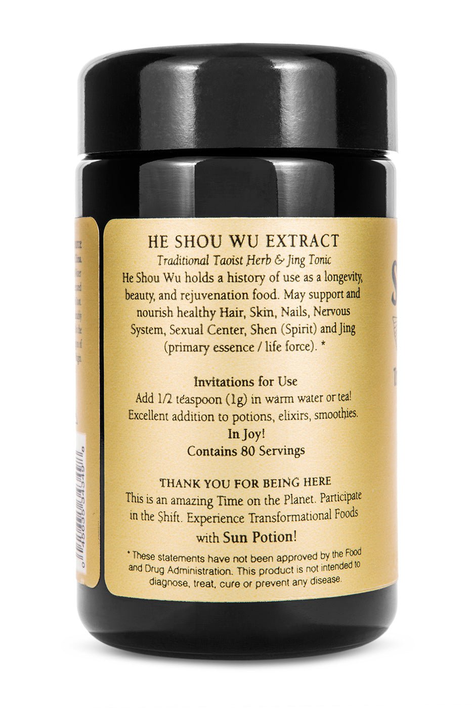 He Shou Wu (Wildcrafted) Sun Potion