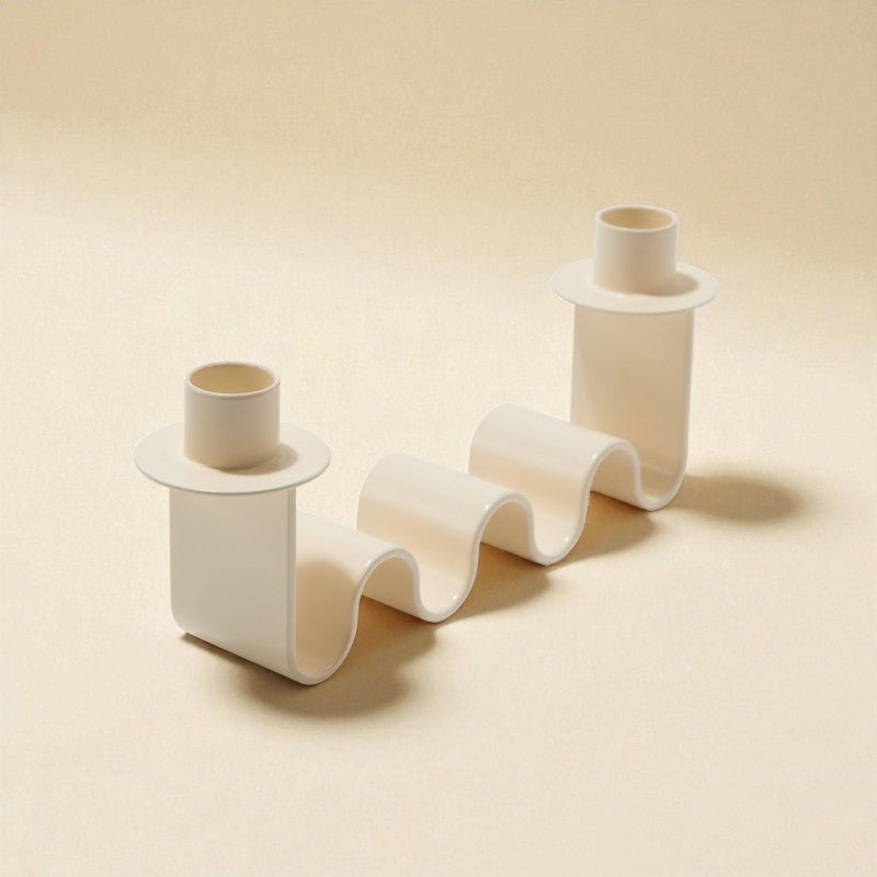 Helen White Candle Holder MESO
