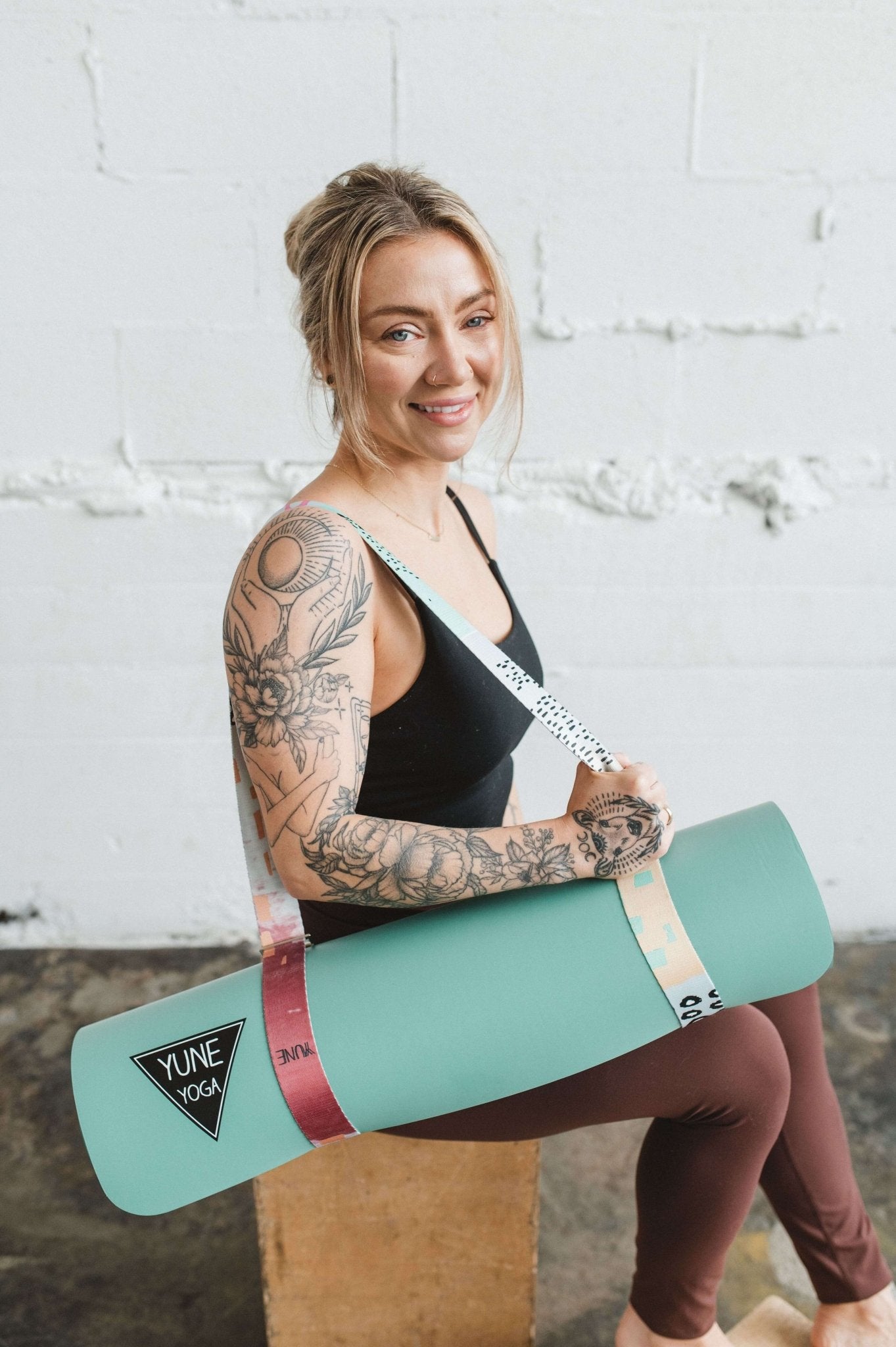 Hemlock Yoga Strap – Multicolor Stretching Strap w/ Metal Buckles | Yune Yoga Yune Yoga