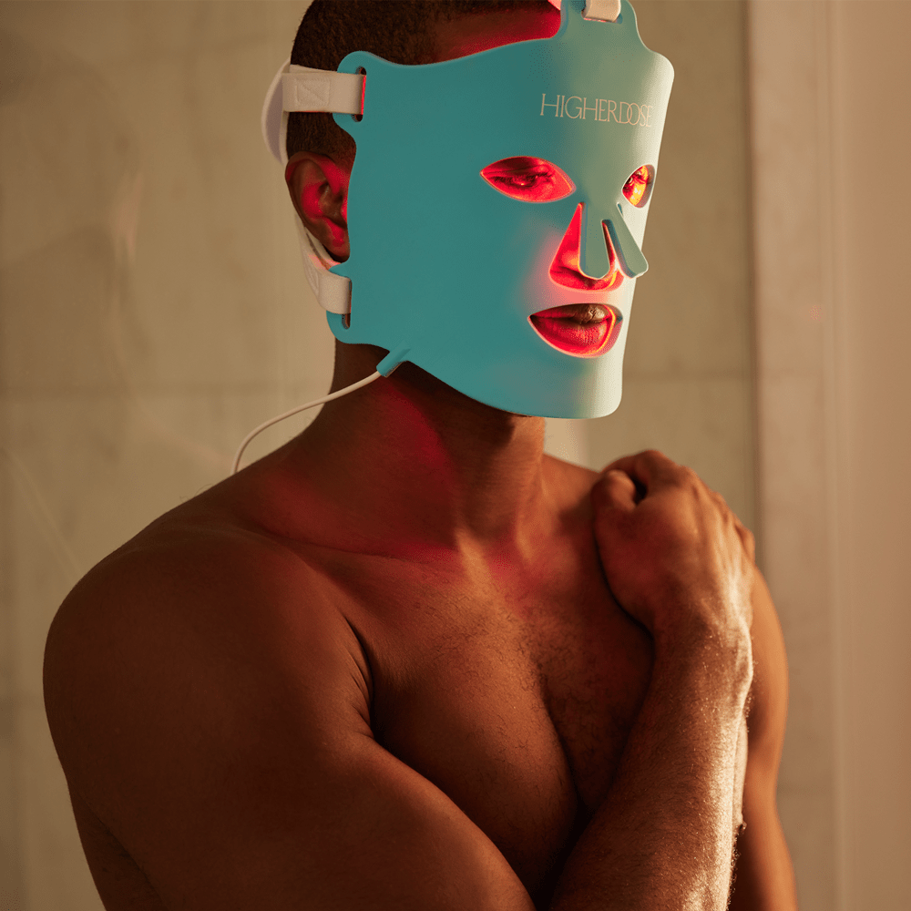 HigherDOSE Red Light Face Mask HigherDOSE