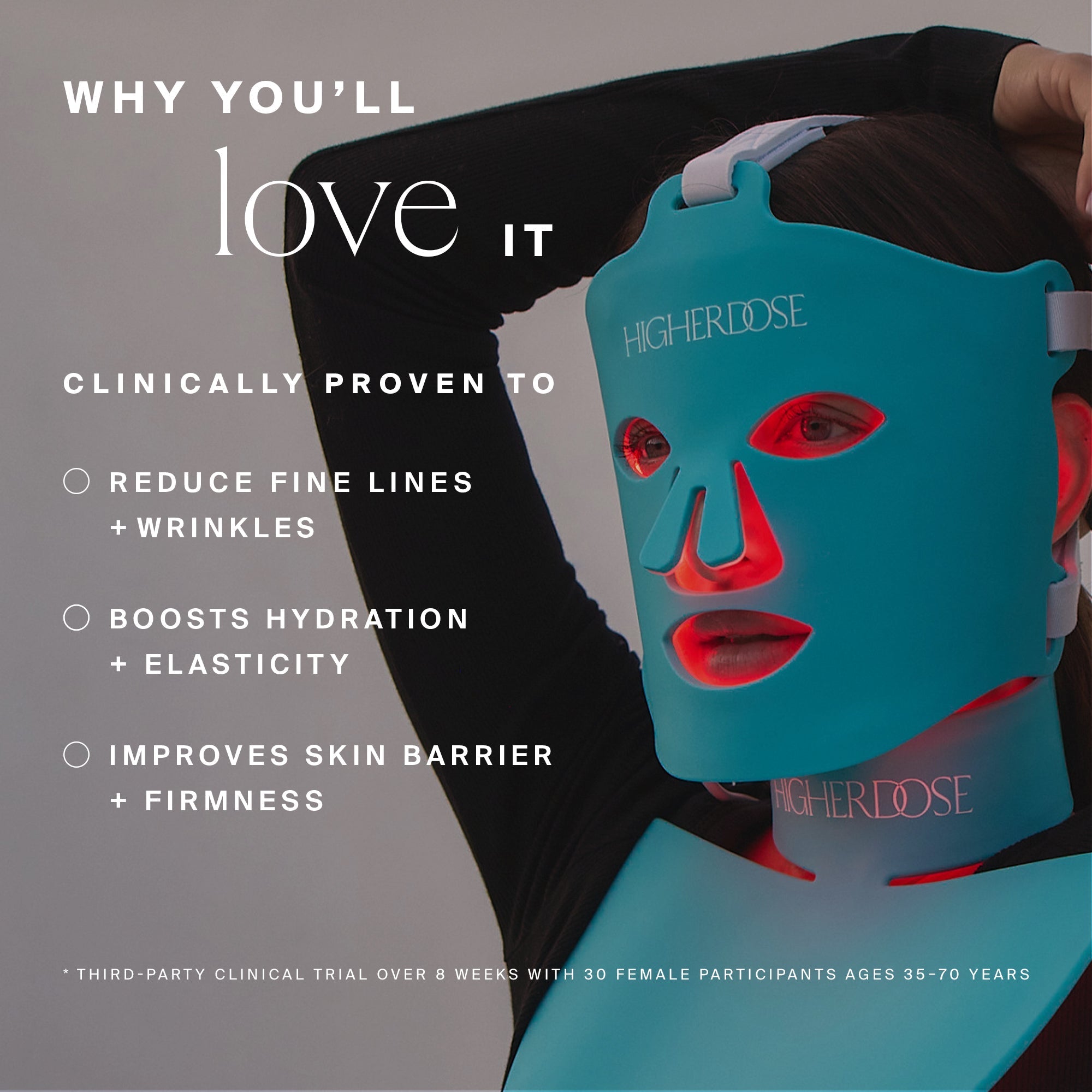 HigherDOSE Red Light Face Mask Red Light Face Mask HigherDOSE