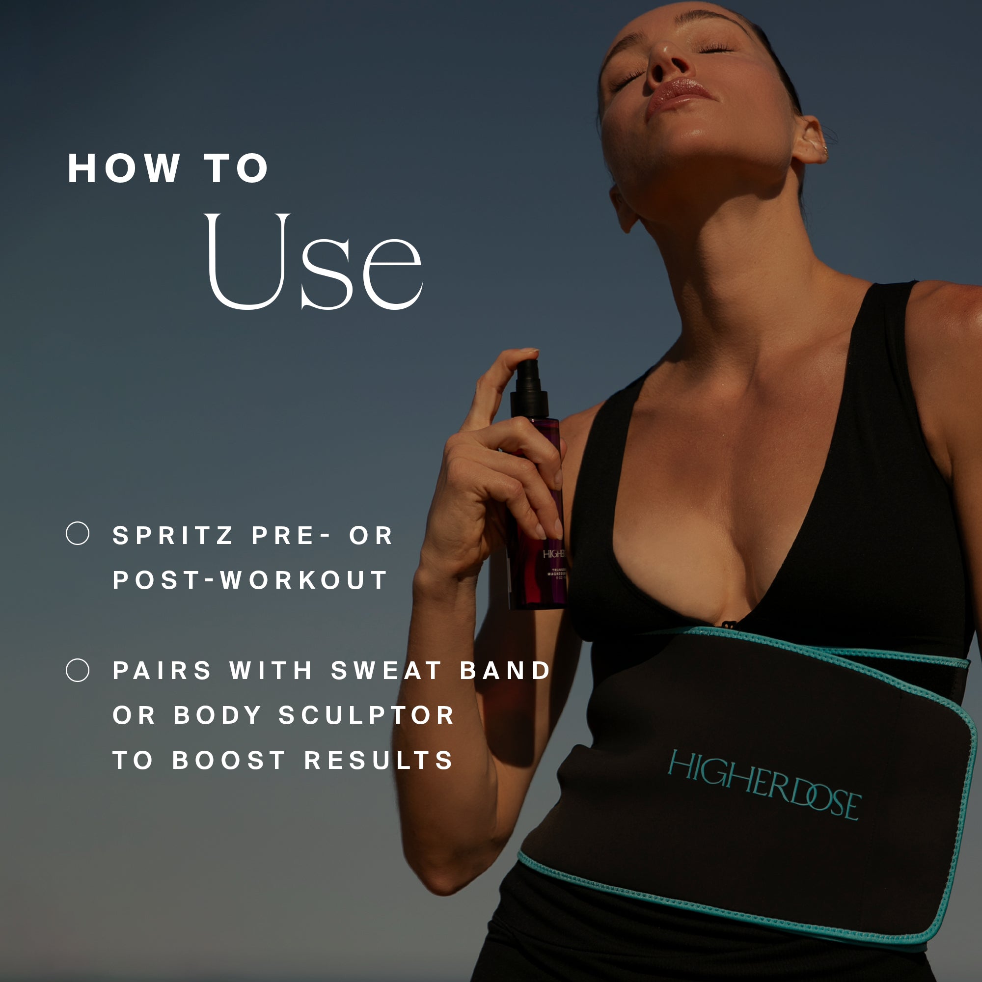 HigherDOSE Transdermal Magnesium Spray HigherDOSE