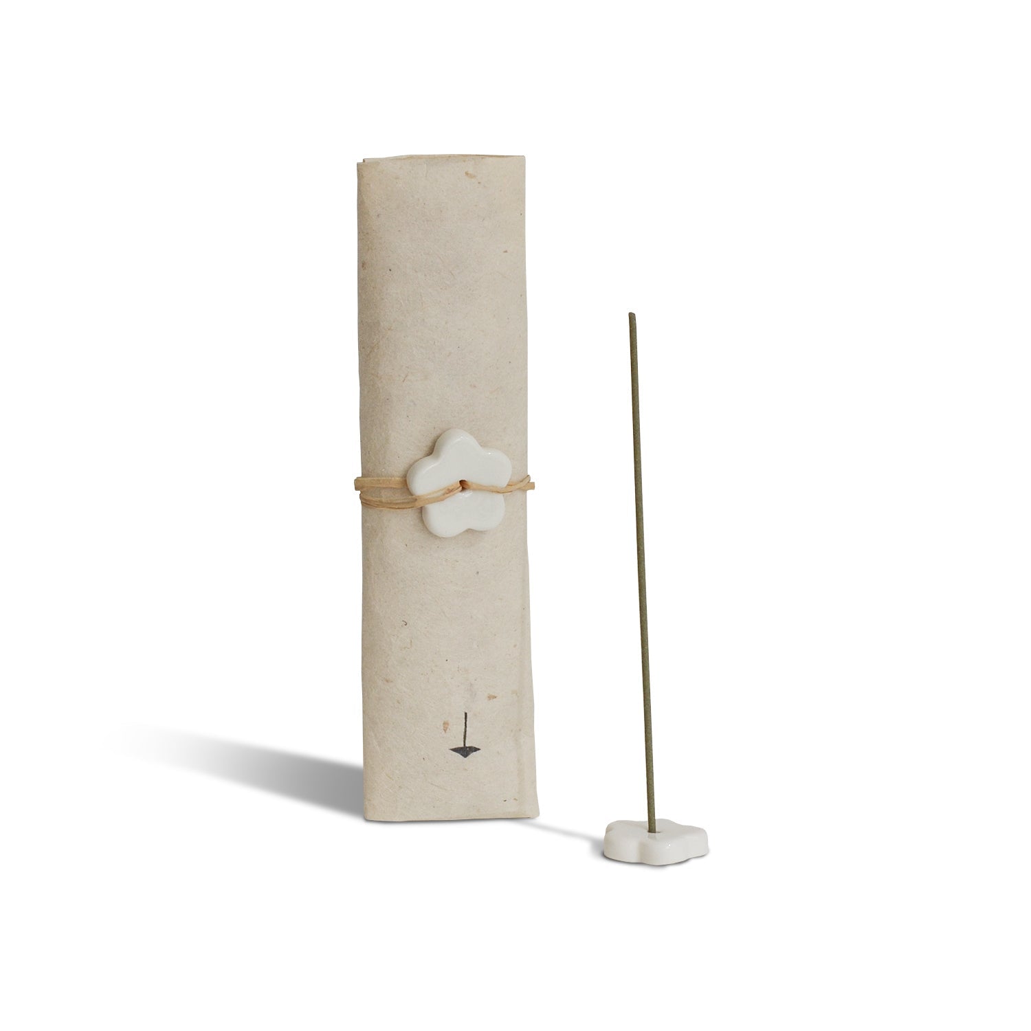 Hinoki Japanese Incense Stick Set – 30 Sticks with Ceramic Holder CEDAR AND MYRRH