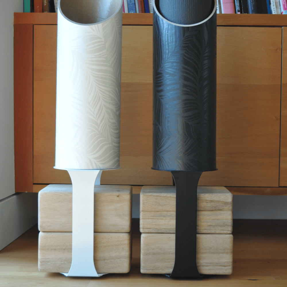 Homi Yoga Block Floor Stand | Black Mache