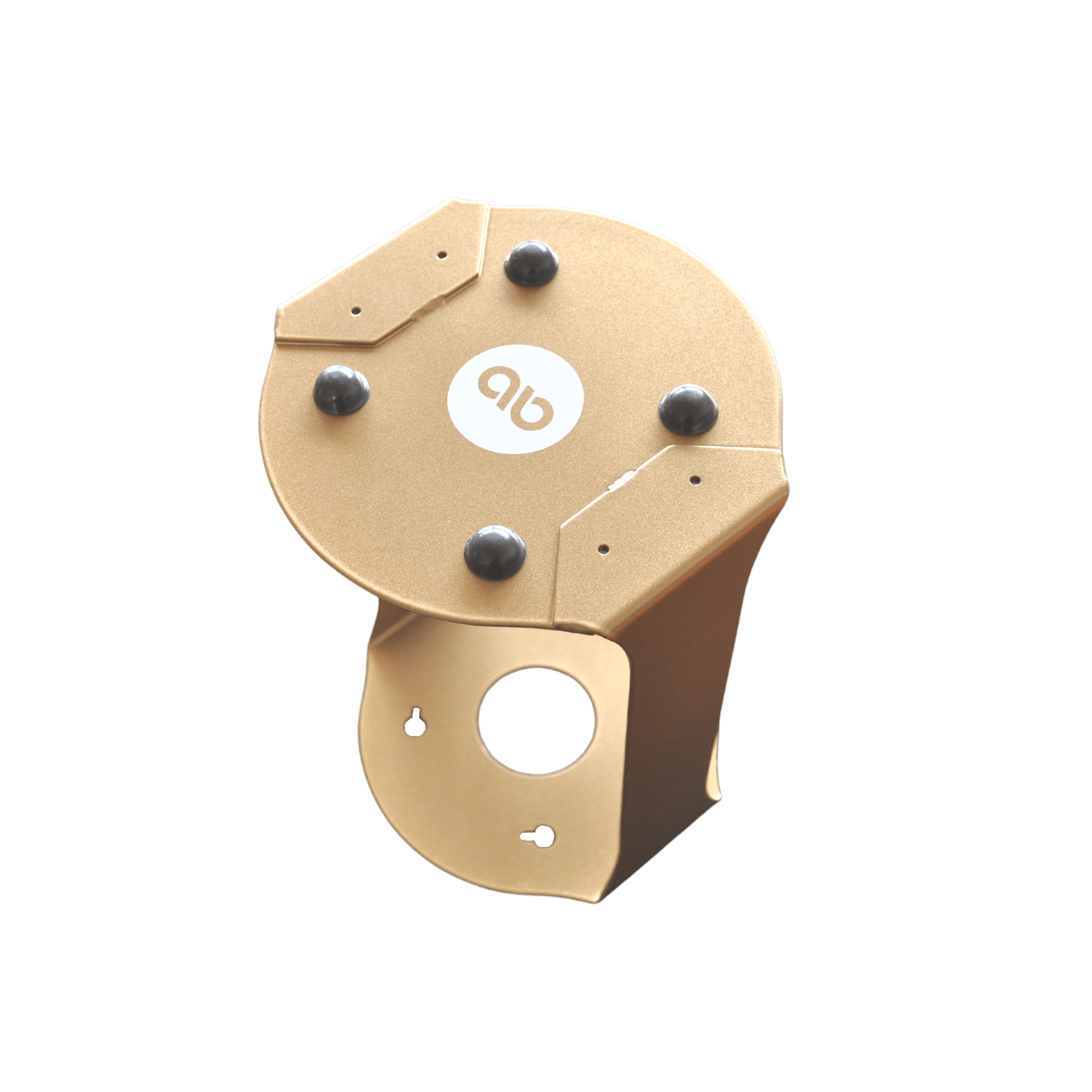 Homi Yoga Block Floor Stand | Gold Mache